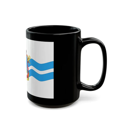 Flag of Mykolaiv Ukraine - Black Coffee Mug-Go Mug Yourself