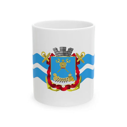 Flag of Mykolaiv Ukraine - White Coffee Mug-11oz-Go Mug Yourself