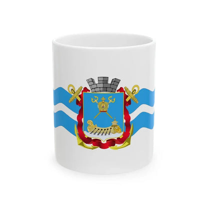Flag of Mykolaiv Ukraine - White Coffee Mug 11oz - Go Mug Yourself
