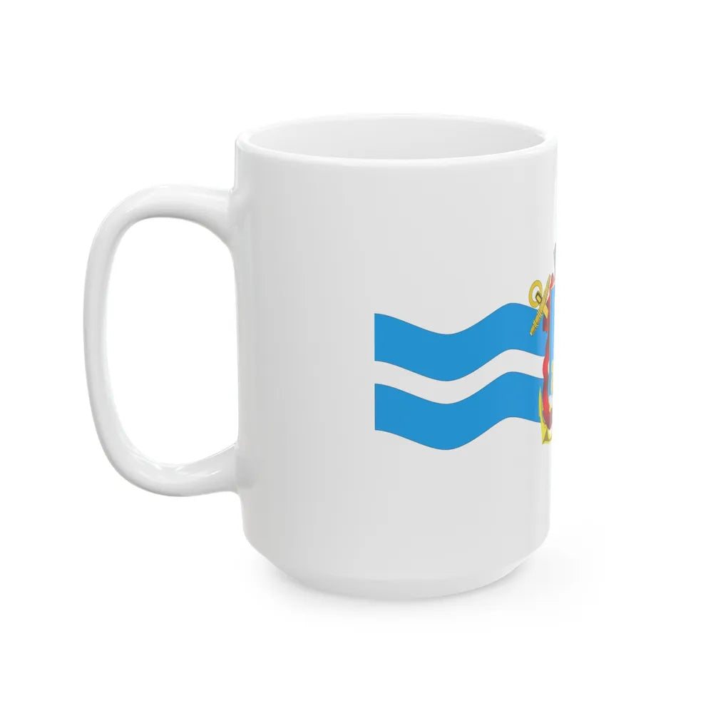 Flag of Mykolaiv Ukraine - White Coffee Mug-Go Mug Yourself