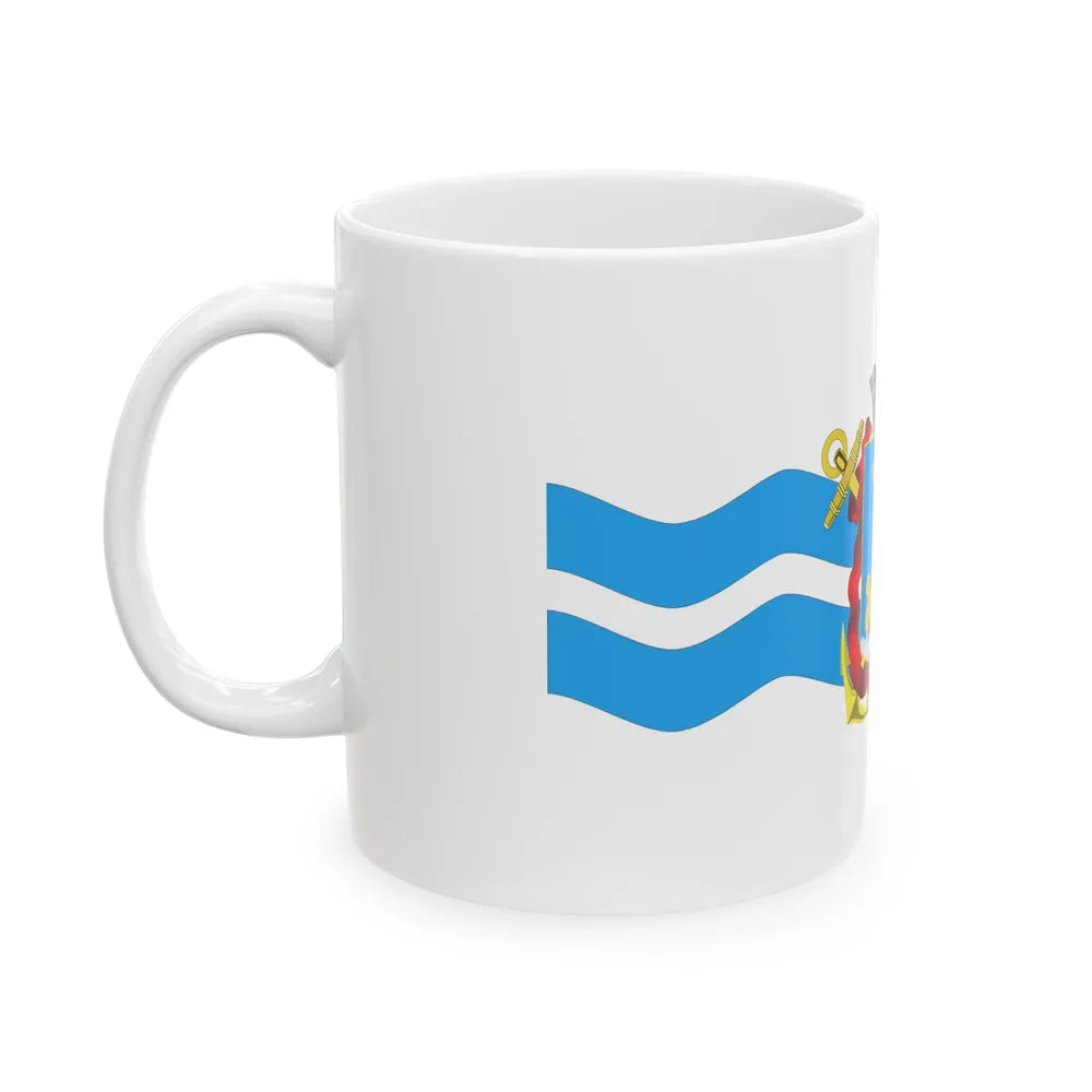 Flag of Mykolaiv Ukraine - White Coffee Mug-Go Mug Yourself