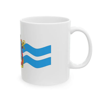 Flag of Mykolaiv Ukraine - White Coffee Mug-Go Mug Yourself