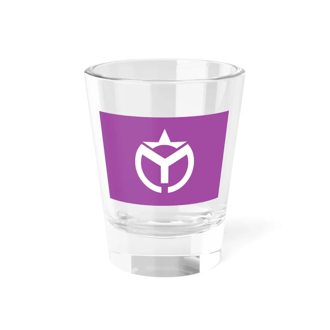 Flag of Myogi Gunma 1965-2006 (Japan) Shot Glass 1.5oz 1.5oz - Go Mug Yourself