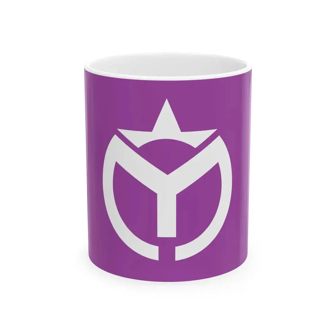 Flag of Myogi Gunma 1965-2006 (Japan) White Coffee Mug 11oz - Go Mug Yourself