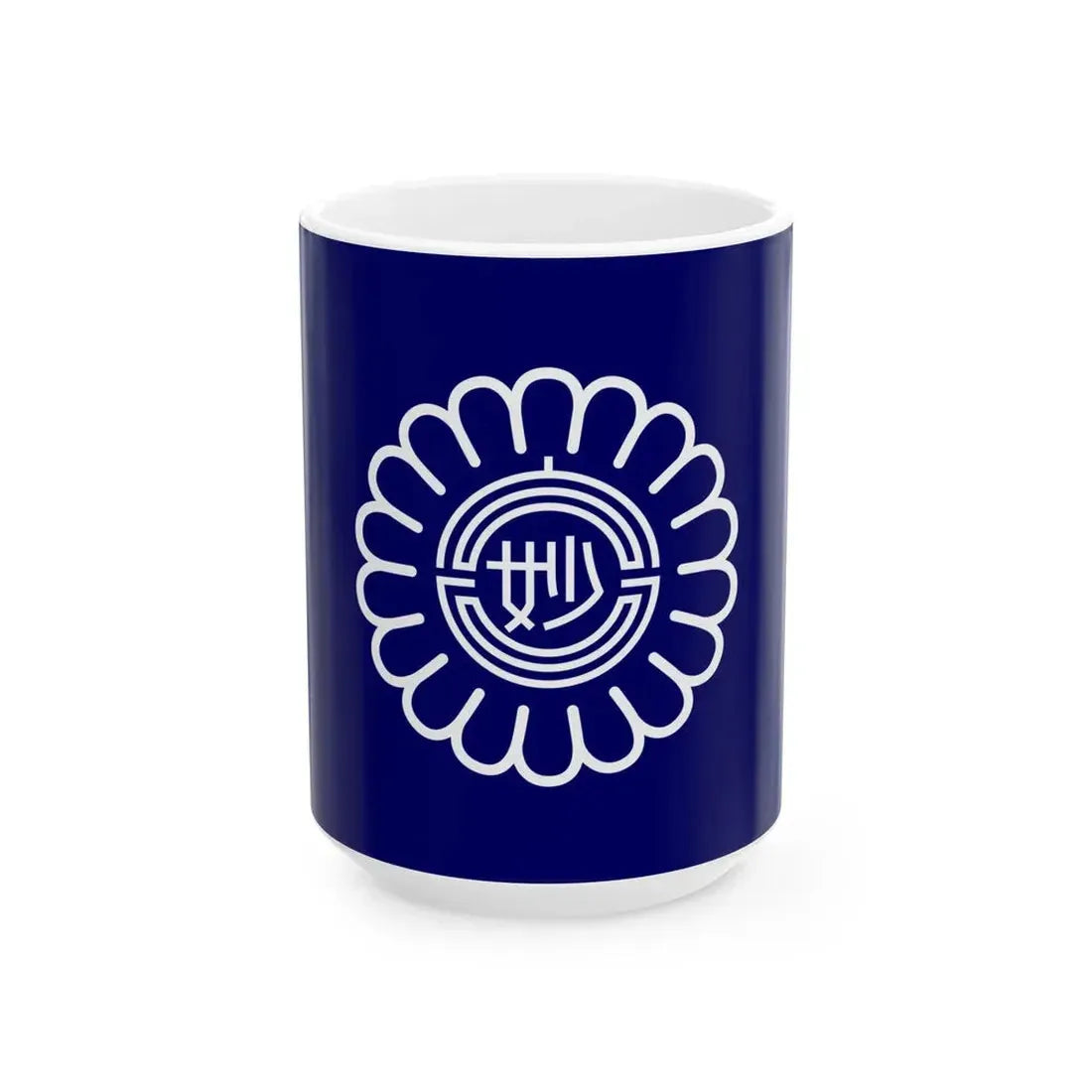 Flag of Myoko Niigata 1984-2005 (Japan) White Coffee Mug 15oz - Go Mug Yourself