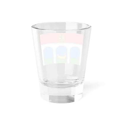 Flag of Mytishchi Rural Settlement Moscow Oblast (Russia) Shot Glass 1.5oz - Go Mug Yourself