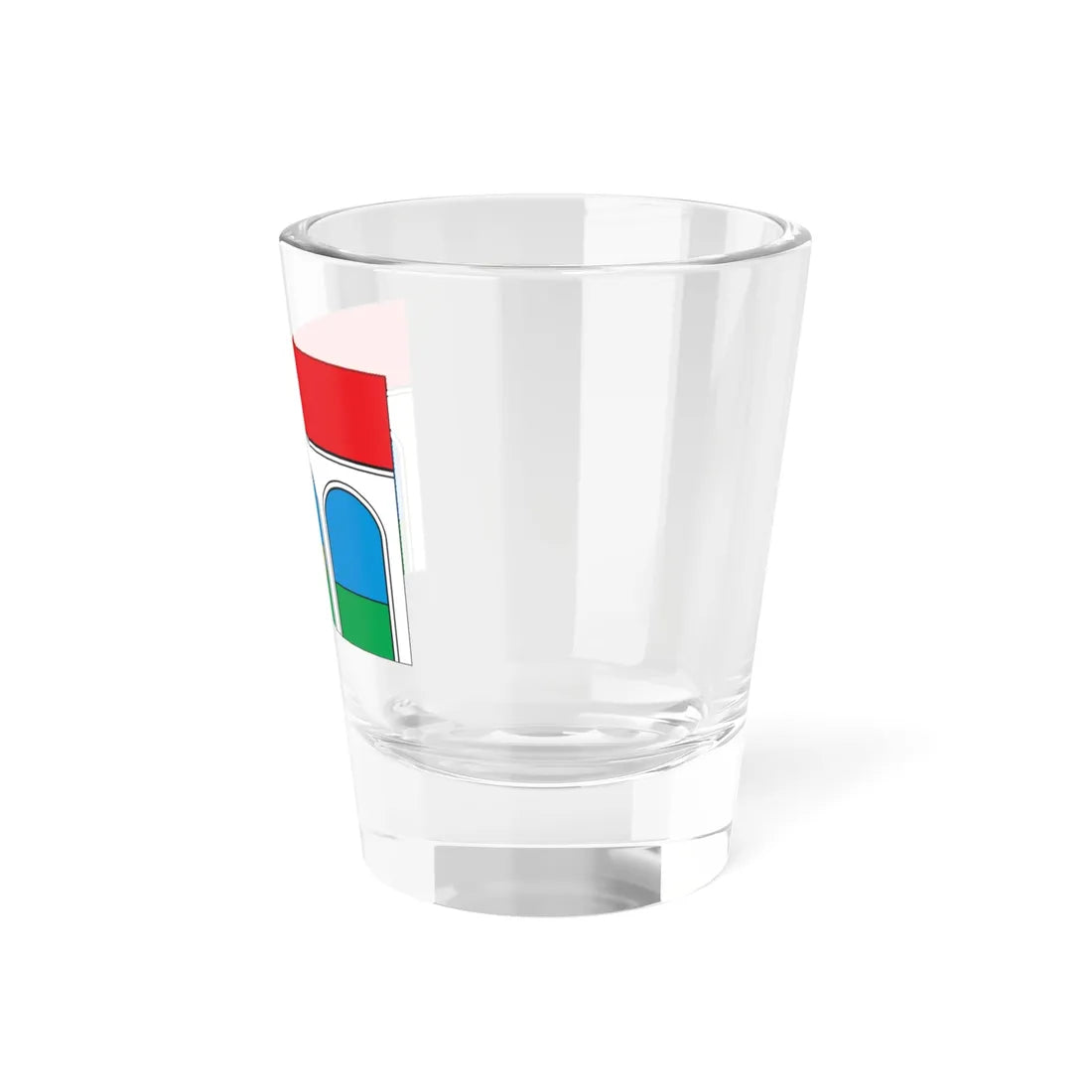 Flag of Mytishchi Rural Settlement Moscow Oblast (Russia) Shot Glass 1.5oz - Go Mug Yourself