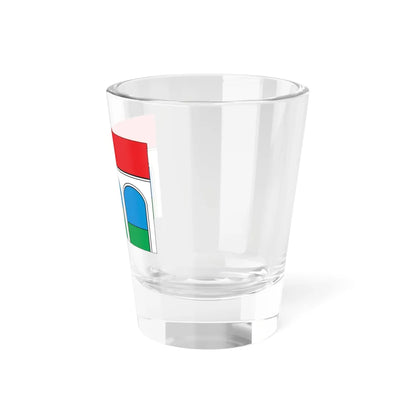 Flag of Mytishchi Rural Settlement Moscow Oblast (Russia) Shot Glass 1.5oz - Go Mug Yourself