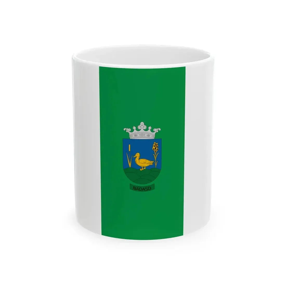 Flag of Nadasd (Hungary) White Coffee Mug 11oz - Go Mug Yourself