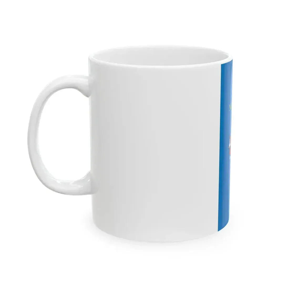 Flag of Nadudvar vertical (Hungary) White Coffee Mug - Go Mug Yourself