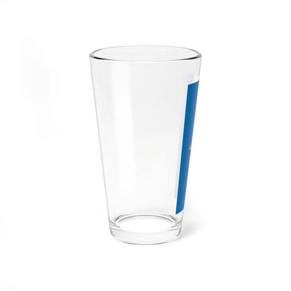 Flag of Nadudvar vertical variant (Hungary) Pint Glass 16oz - Go Mug Yourself