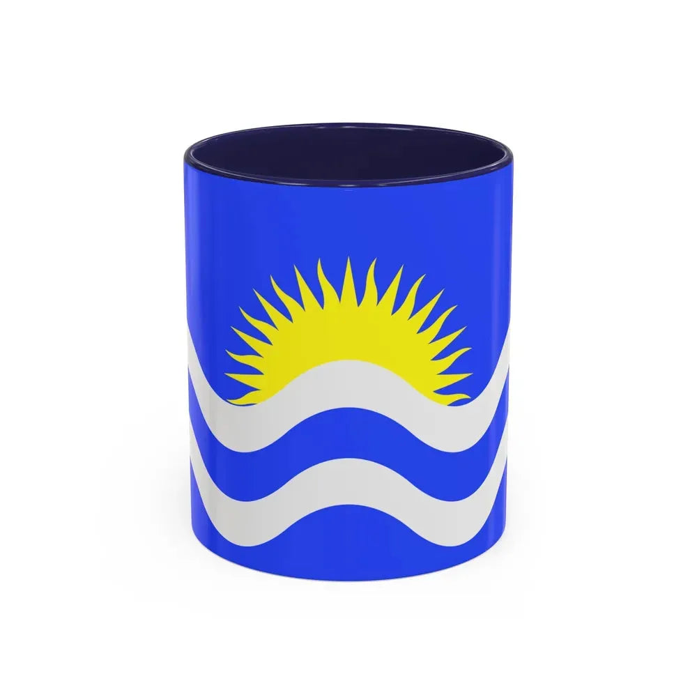 Flag of Nadur Malta - Accent Coffee Mug 11oz Navy - Go Mug Yourself