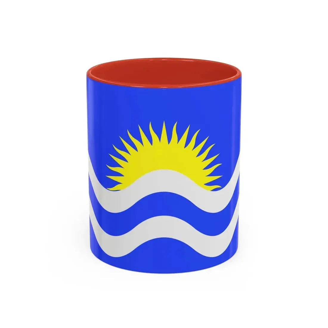 Flag of Nadur Malta - Accent Coffee Mug 11oz Red - Go Mug Yourself