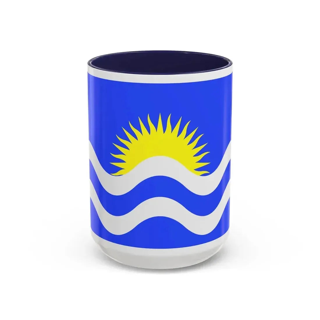 Flag of Nadur Malta - Accent Coffee Mug 15oz Navy - Go Mug Yourself
