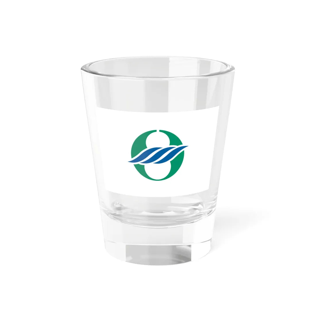 Flag of Nagahama Shiga (Japan) Shot Glass 1.5oz 1.5oz - Go Mug Yourself