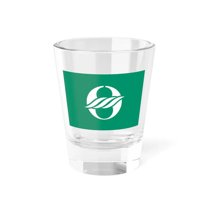 Flag of Nagahama Shiga variant (Japan) Shot Glass 1.5oz 1.5oz - Go Mug Yourself