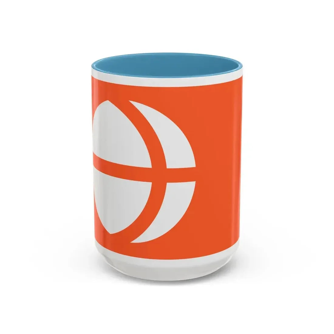 Flag of Nagano Prefecture Japan - Accent Coffee Mug 15oz Light Blue - Go Mug Yourself