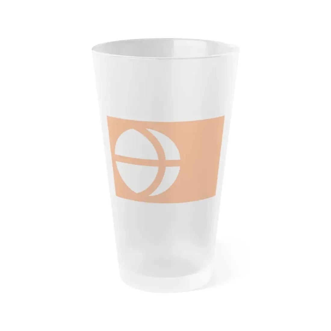 Flag of Nagano Prefecture Japan - Frosted Pint Glass 16oz 16oz Frosted - Go Mug Yourself