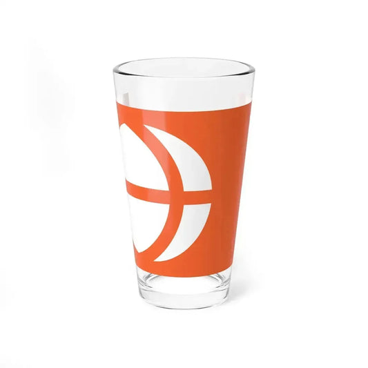 Flag of Nagano Prefecture Japan - Pint Glass 16oz 16oz - Go Mug Yourself