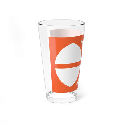 Flag of Nagano Prefecture (Japan) Pint Glass 16oz - Go Mug Yourself