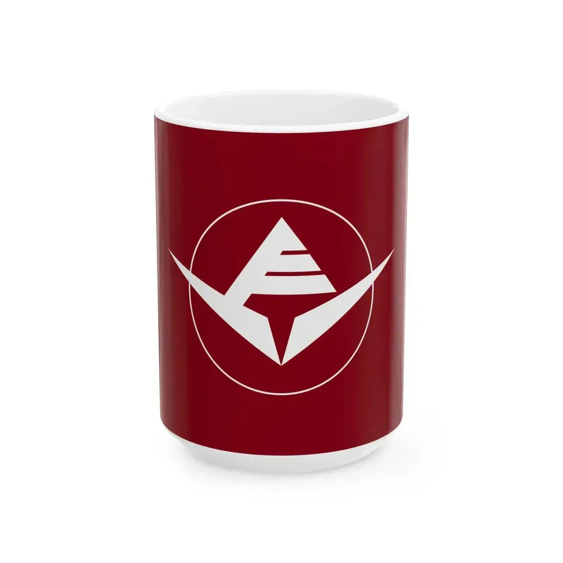 Flag of Naganohara Gunma (Japan) White Coffee Mug 15oz - Go Mug Yourself