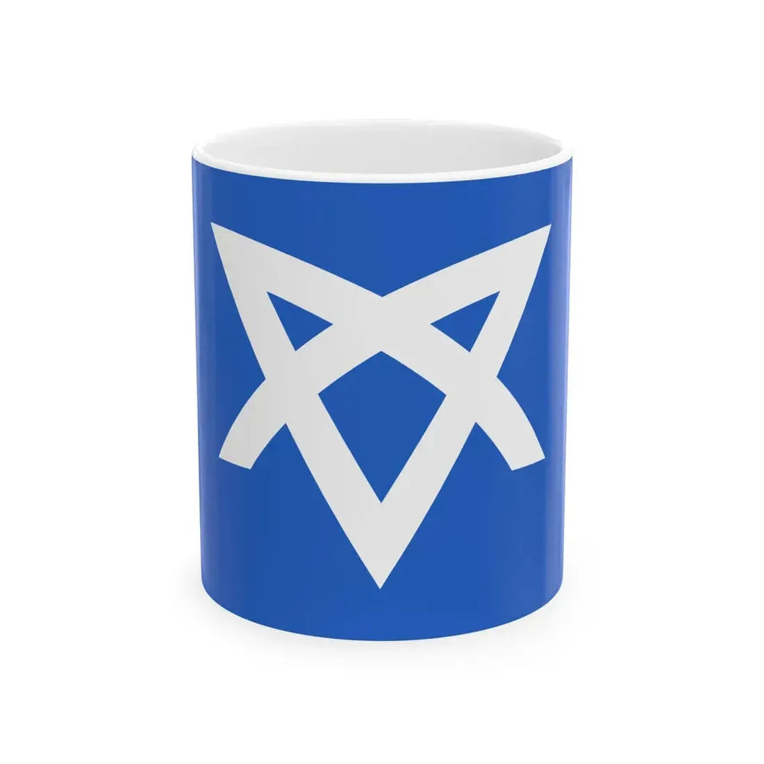 Flag of Nagao Kagawa 1958-2002 (Japan) White Coffee Mug 11oz - Go Mug Yourself