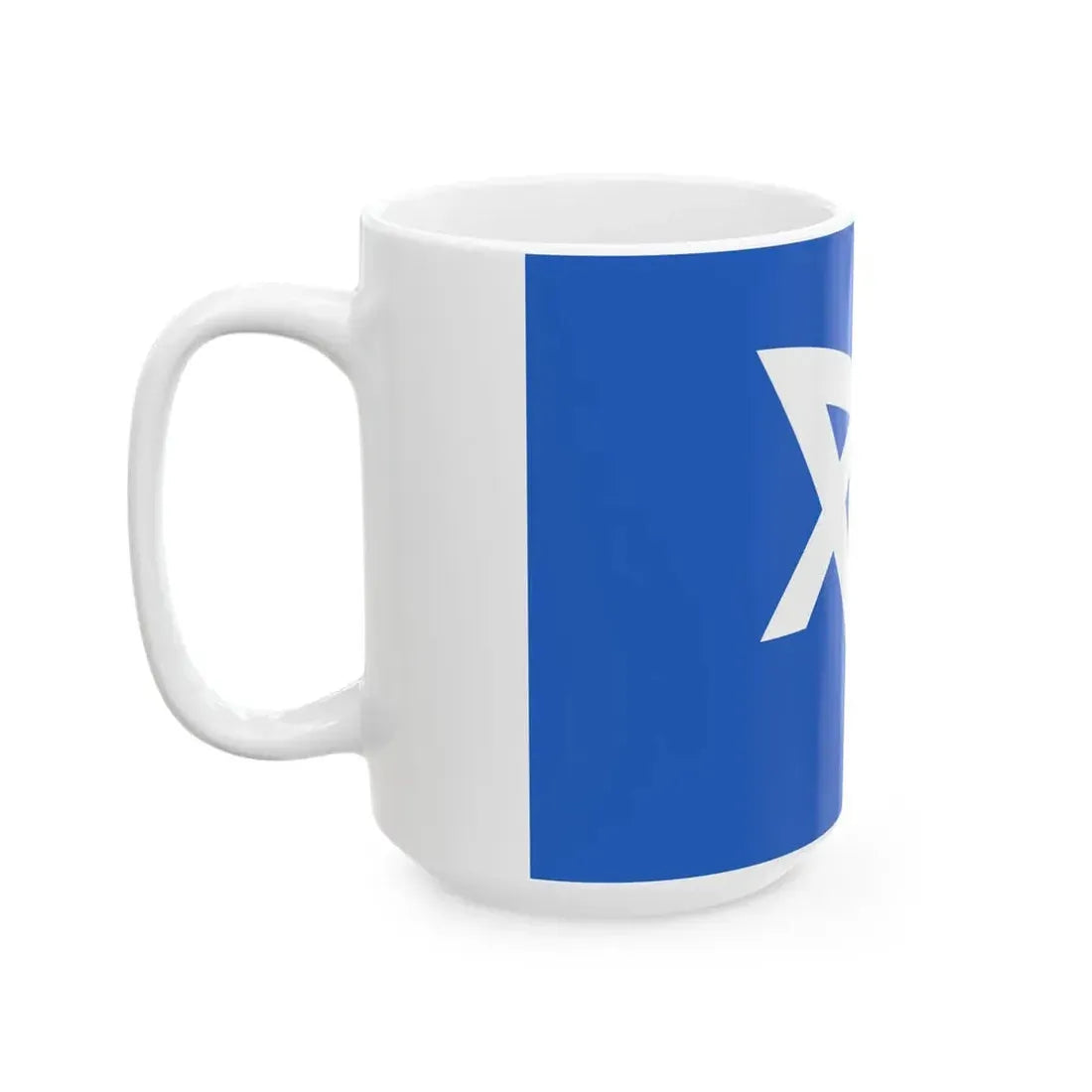 Flag of Nagao Kagawa 1958-2002 (Japan) White Coffee Mug - Go Mug Yourself