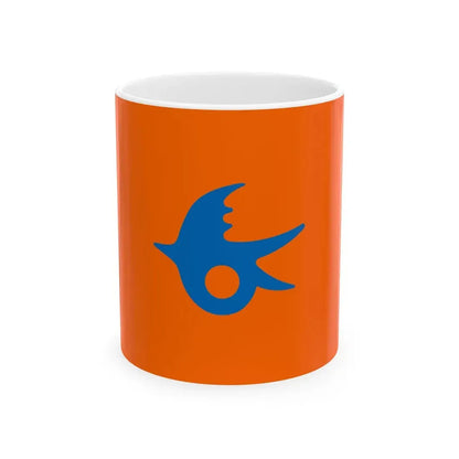 Flag of Nagaoka Niigata (Japan) White Coffee Mug 11oz - Go Mug Yourself