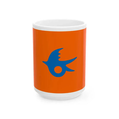 Flag of Nagaoka Niigata (Japan) White Coffee Mug 15oz - Go Mug Yourself