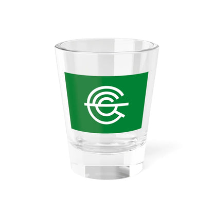 Flag of Nagaokakyo Kyoto (Japan) Shot Glass 1.5oz 1.5oz - Go Mug Yourself