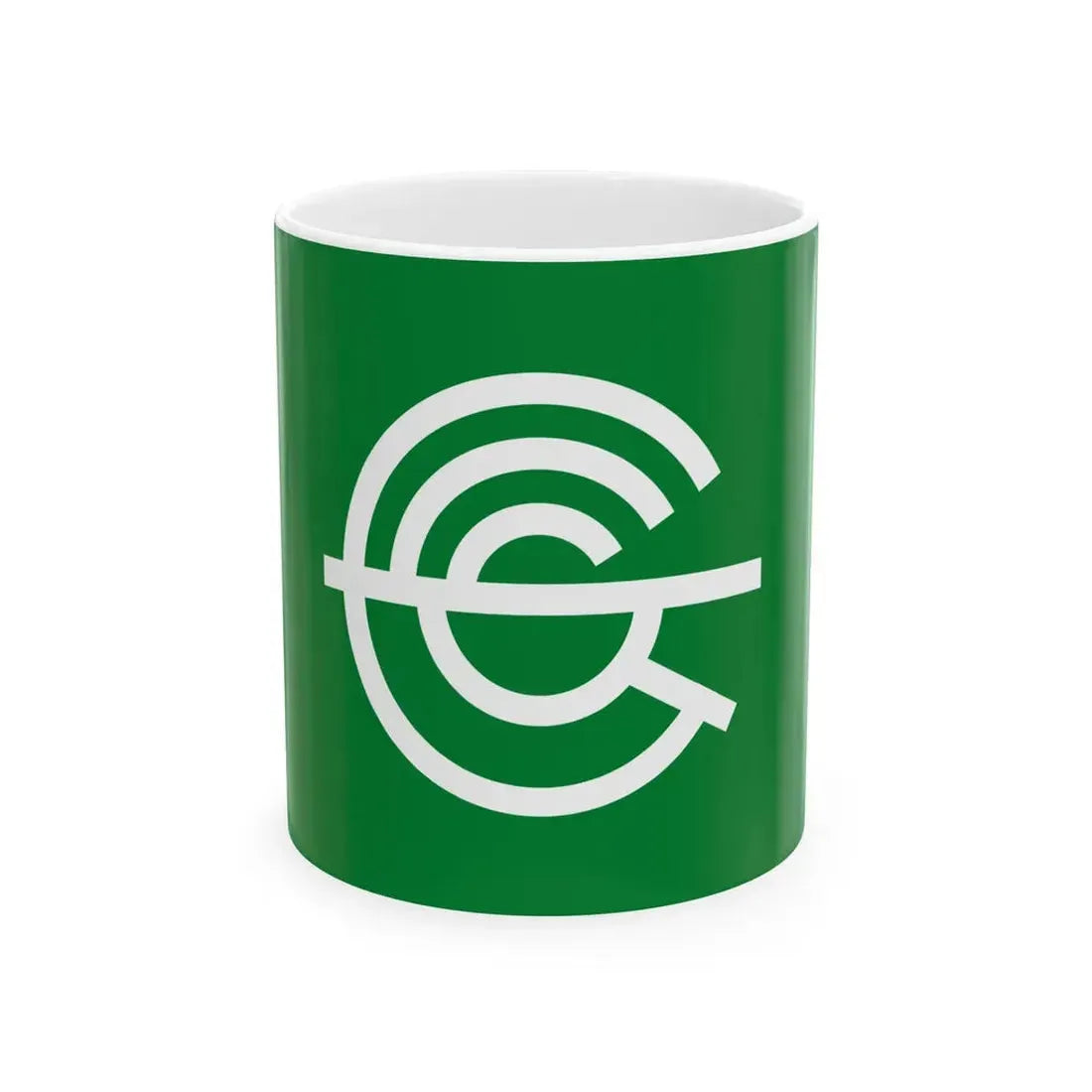 Flag of Nagaokakyo Kyoto (Japan) White Coffee Mug 11oz - Go Mug Yourself