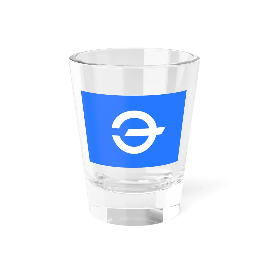 Flag of Nagara Chiba (Japan) Shot Glass 1.5oz 1.5oz - Go Mug Yourself