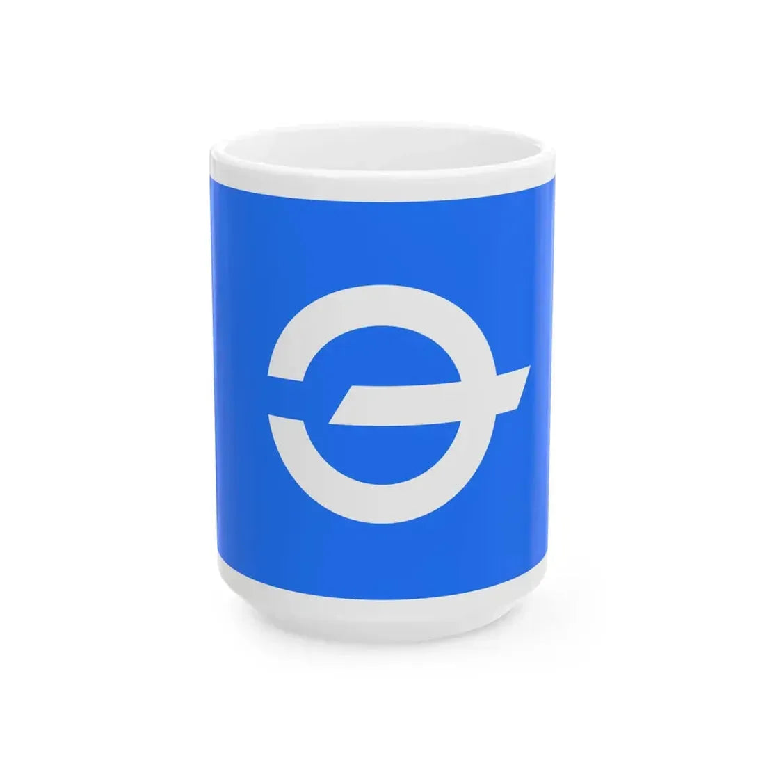 Flag of Nagara Chiba (Japan) White Coffee Mug 15oz - Go Mug Yourself