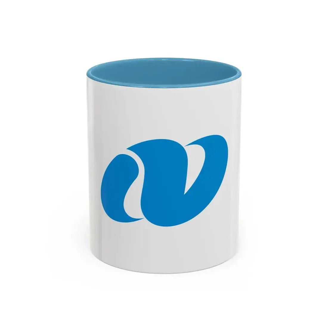 Flag of Nagasaki Prefecture Japan - Accent Coffee Mug 11oz Light Blue - Go Mug Yourself