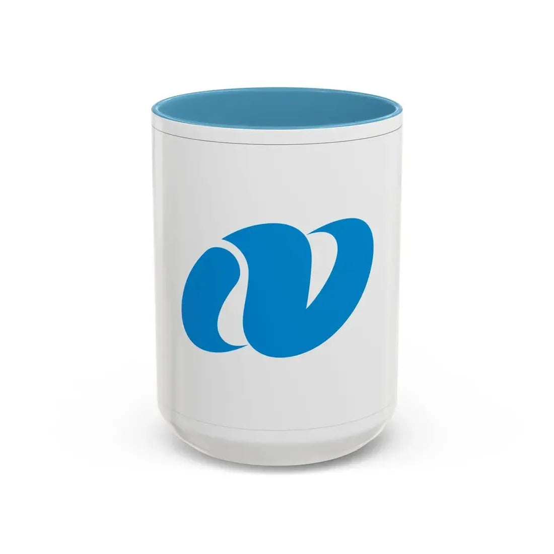 Flag of Nagasaki Prefecture Japan - Accent Coffee Mug 15oz Light Blue - Go Mug Yourself