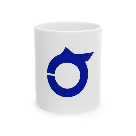 Flag of Nagashima Kagoshima 1970-2006 (Japan) White Coffee Mug 11oz - Go Mug Yourself