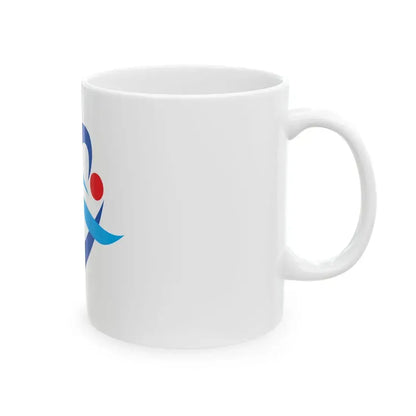 Flag of Nagashima Kagoshima (Japan) White Coffee Mug - Go Mug Yourself