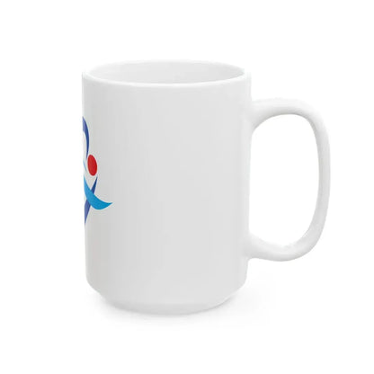 Flag of Nagashima Kagoshima (Japan) White Coffee Mug - Go Mug Yourself