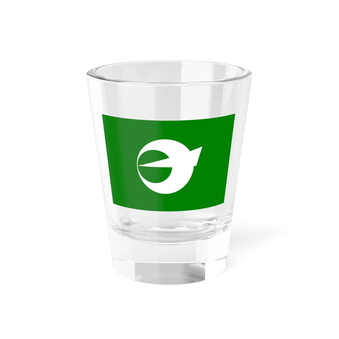 Flag of Nagasu Kumamoto (Japan) Shot Glass 1.5oz 1.5oz - Go Mug Yourself