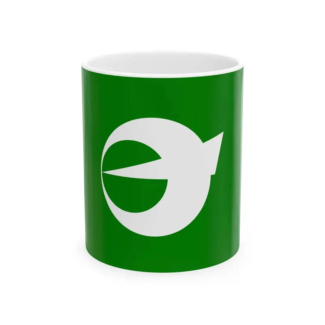 Flag of Nagasu Kumamoto (Japan) White Coffee Mug 11oz - Go Mug Yourself