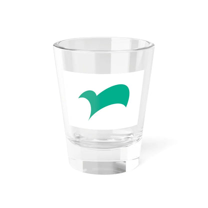 Flag of Nagato Yamaguchi green (Japan) Shot Glass 1.5oz 1.5oz - Go Mug Yourself