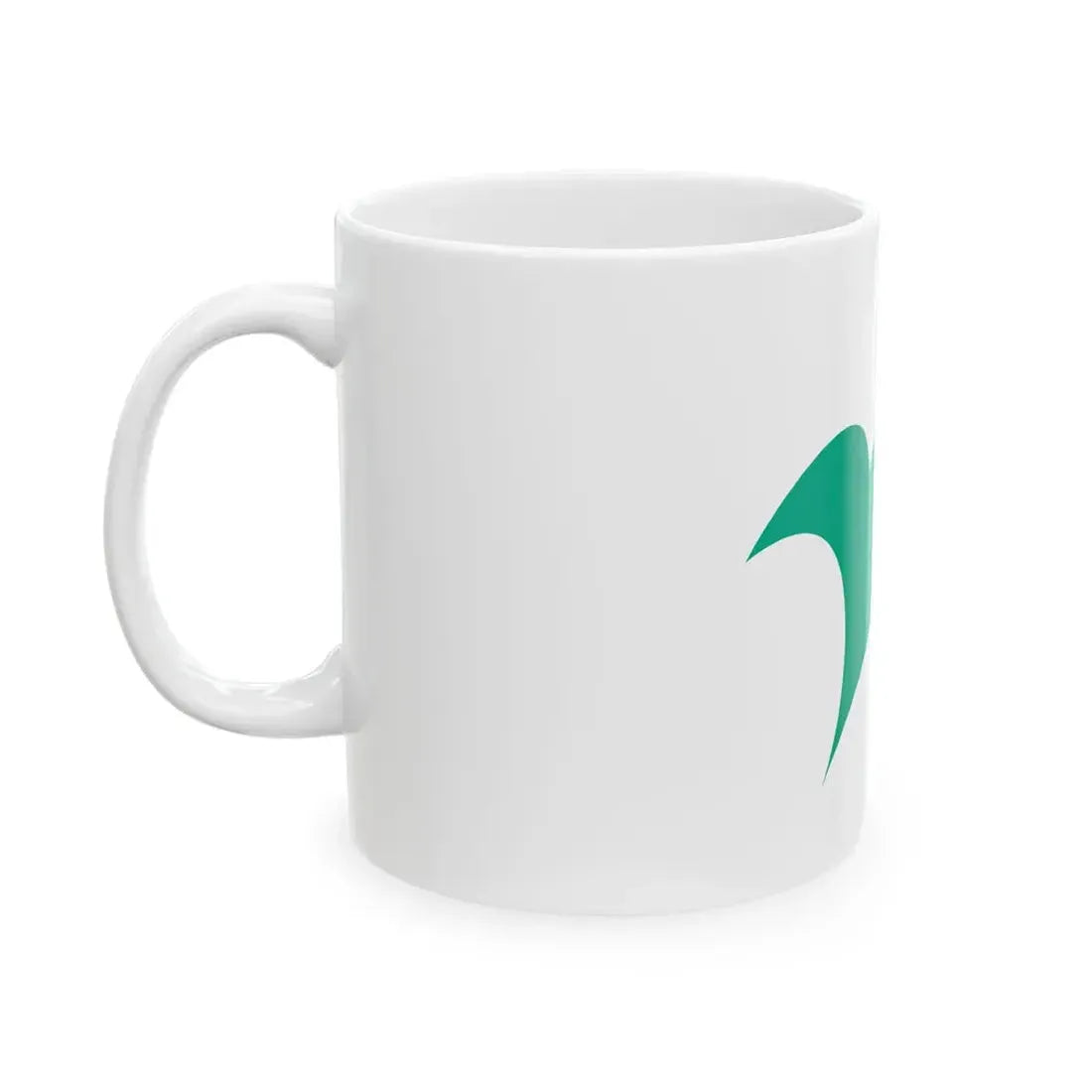 Flag of Nagato Yamaguchi green (Japan) White Coffee Mug - Go Mug Yourself