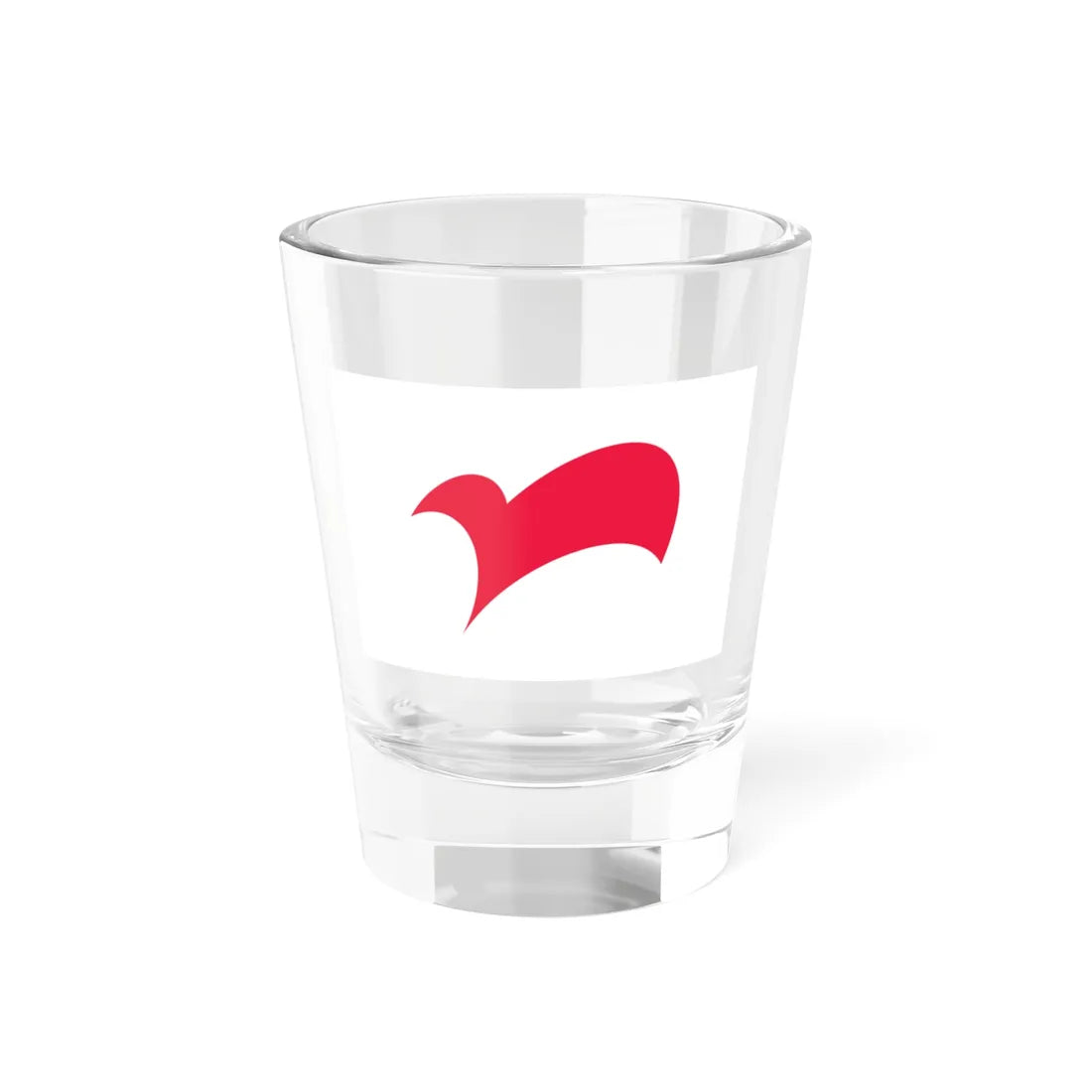Flag of Nagato Yamaguchi red (Japan) Shot Glass 1.5oz 1.5oz - Go Mug Yourself