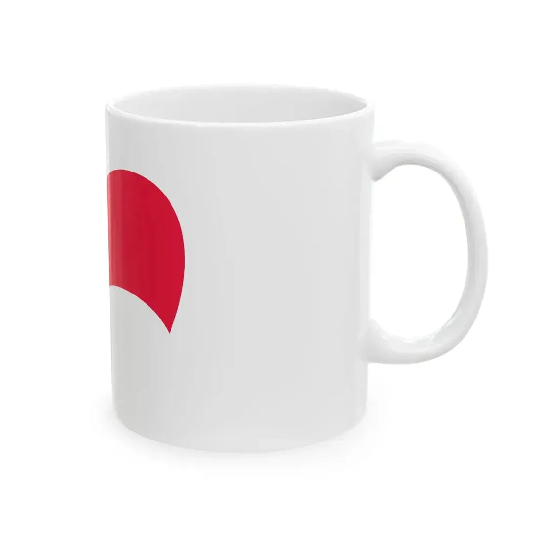 Flag of Nagato Yamaguchi red (Japan) White Coffee Mug - Go Mug Yourself