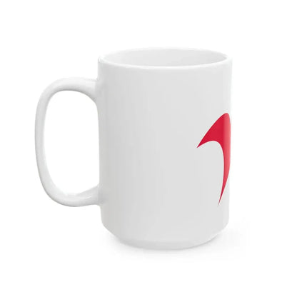 Flag of Nagato Yamaguchi red (Japan) White Coffee Mug - Go Mug Yourself