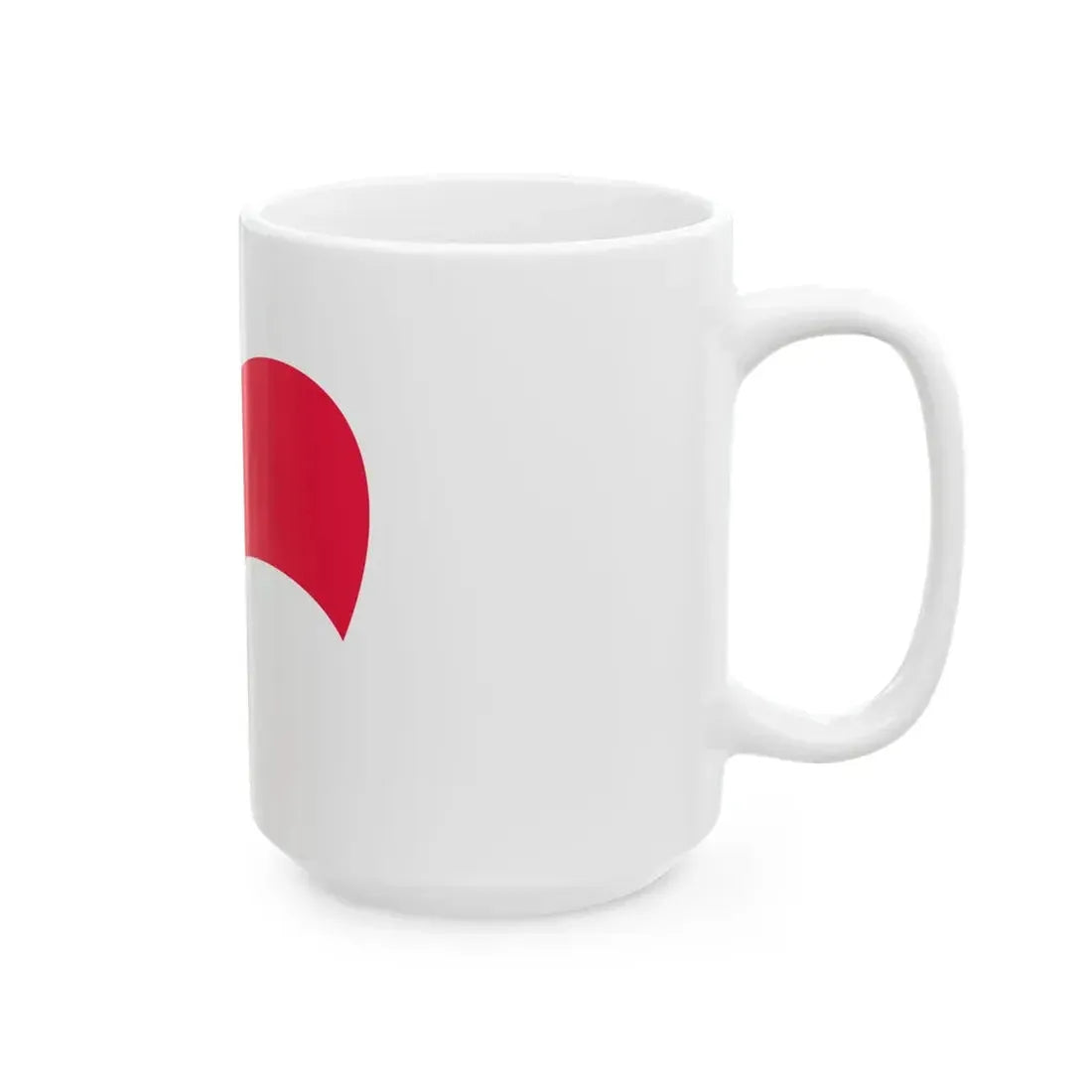 Flag of Nagato Yamaguchi red (Japan) White Coffee Mug - Go Mug Yourself