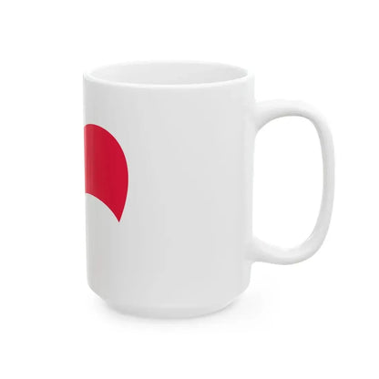 Flag of Nagato Yamaguchi red (Japan) White Coffee Mug - Go Mug Yourself