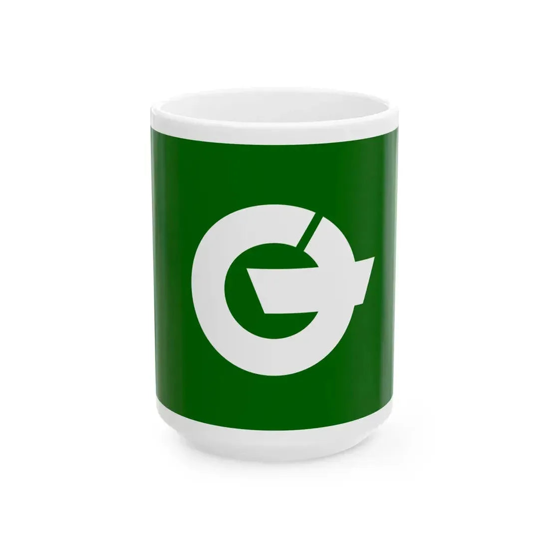 Flag of Nagatoro Saitama (Japan) White Coffee Mug 15oz - Go Mug Yourself