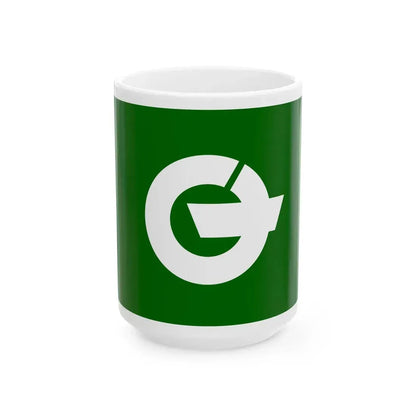 Flag of Nagatoro Saitama (Japan) White Coffee Mug 15oz - Go Mug Yourself