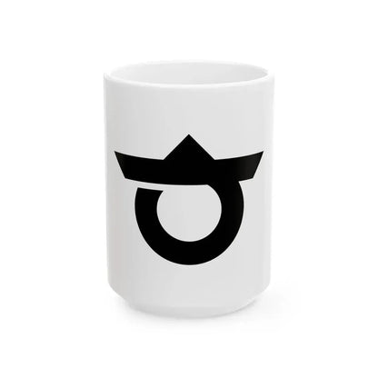 Flag of Nagayo Nagasaki (Japan) White Coffee Mug 15oz - Go Mug Yourself